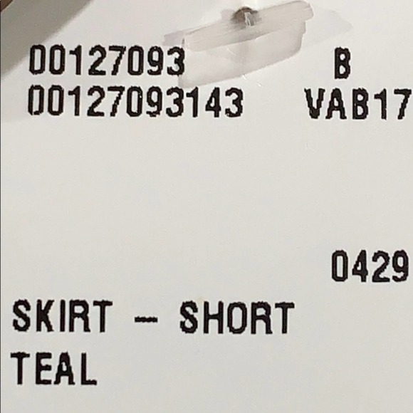 NWT Forever 21 Short Teal Skirt Size Medium - Picture 4 of 6